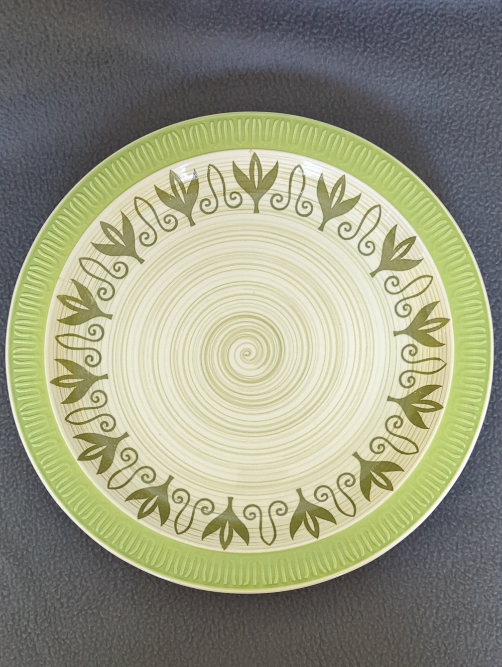 Mayan Ironstone Dinner Plate. Vintage.